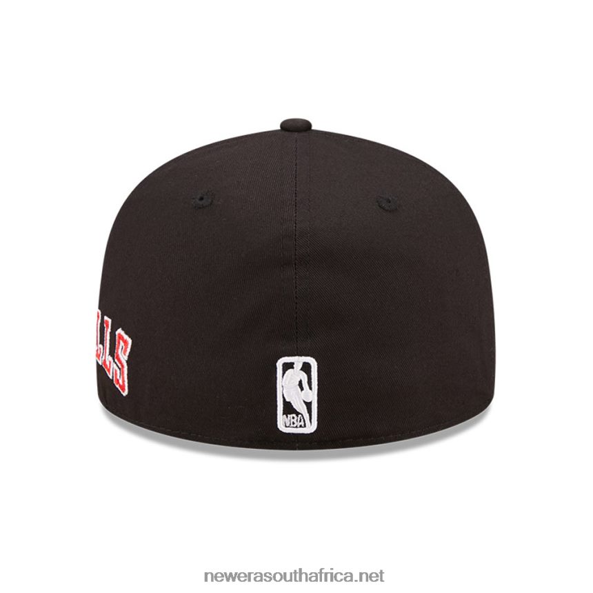 Chicago Bulls Team City Patch Black 59FIFTY Fitted Cap New Era TRBRBN1124