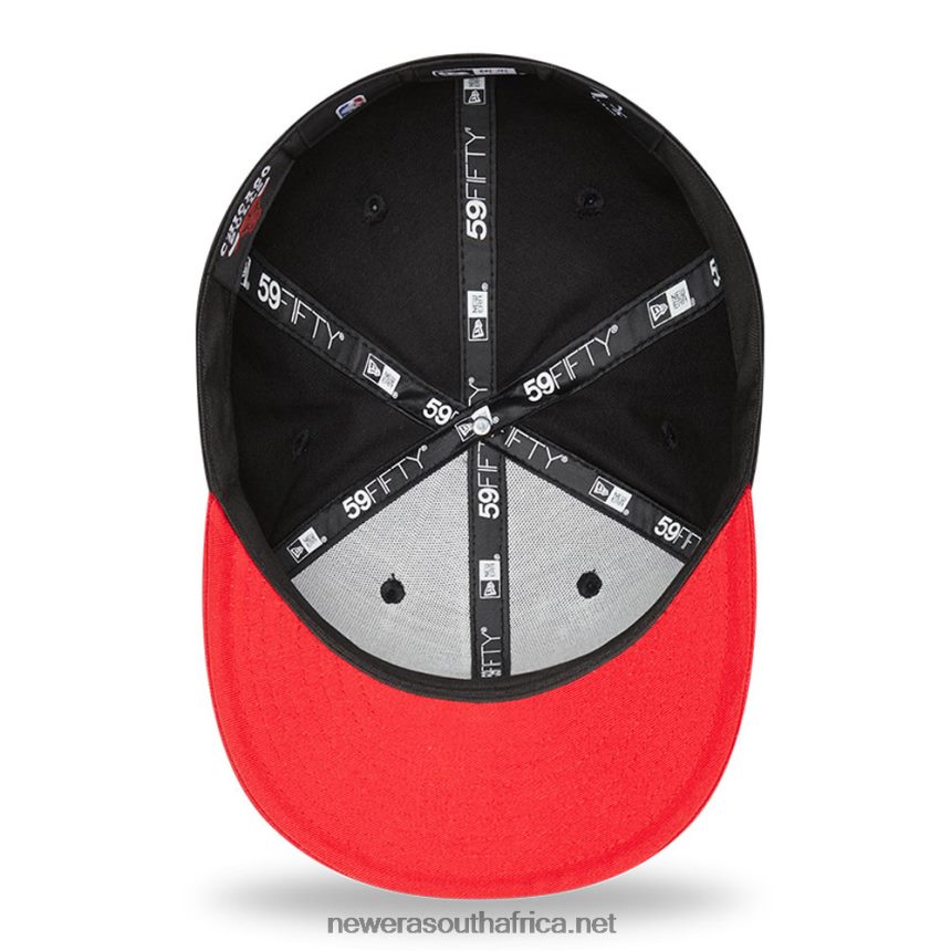 Chicago Bulls Team City Patch Black 59FIFTY Fitted Cap New Era TRBRBN1124
