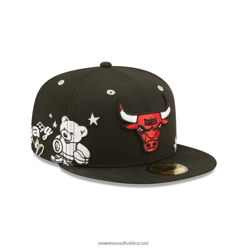 Chicago Bulls Teddy Black 59FIFTY Fitted Cap New Era TRBRBN481