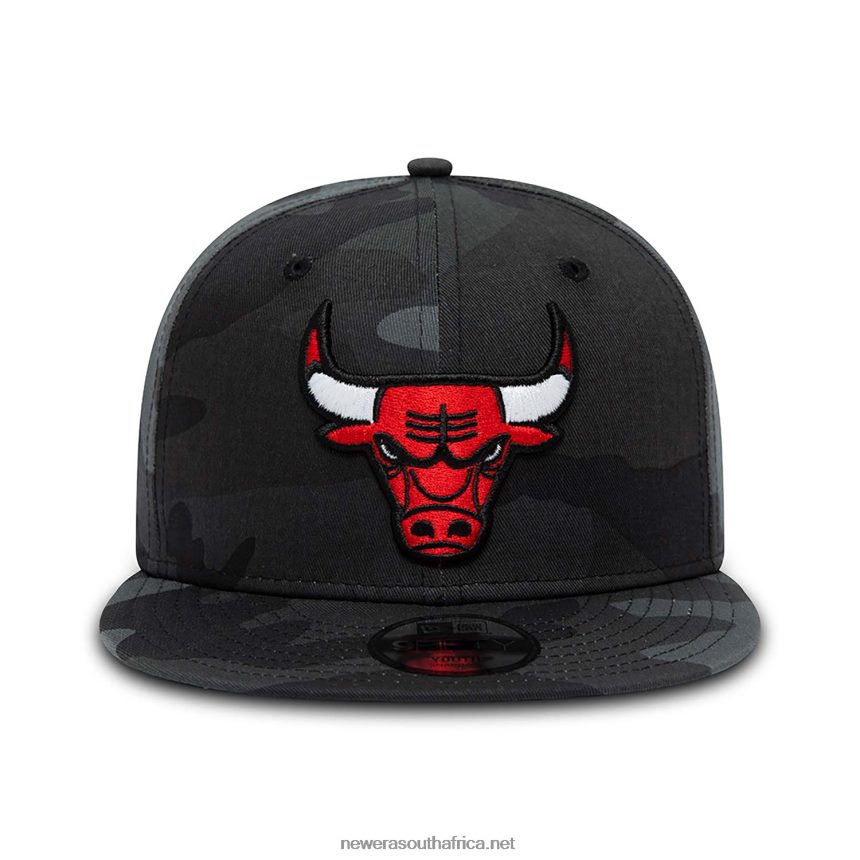 Chicago Bulls Youth Team Camo 9FIFTY Snapback Cap New Era TRBRBN2135