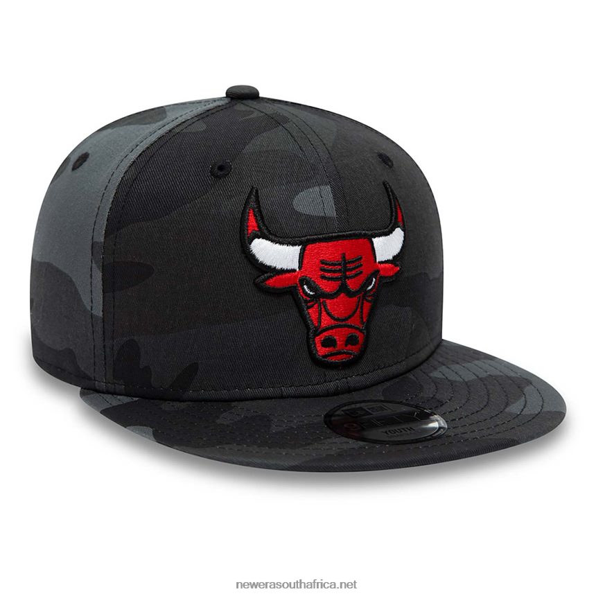 Chicago Bulls Youth Team Camo 9FIFTY Snapback Cap New Era TRBRBN2135
