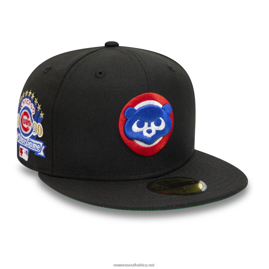 Chicago Cubs 1990 All Star Game Black 59FIFTY Fitted Cap New Era TRBRBN287