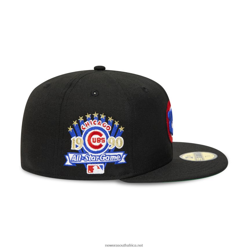 Chicago Cubs 1990 All Star Game Black 59FIFTY Fitted Cap New Era TRBRBN287