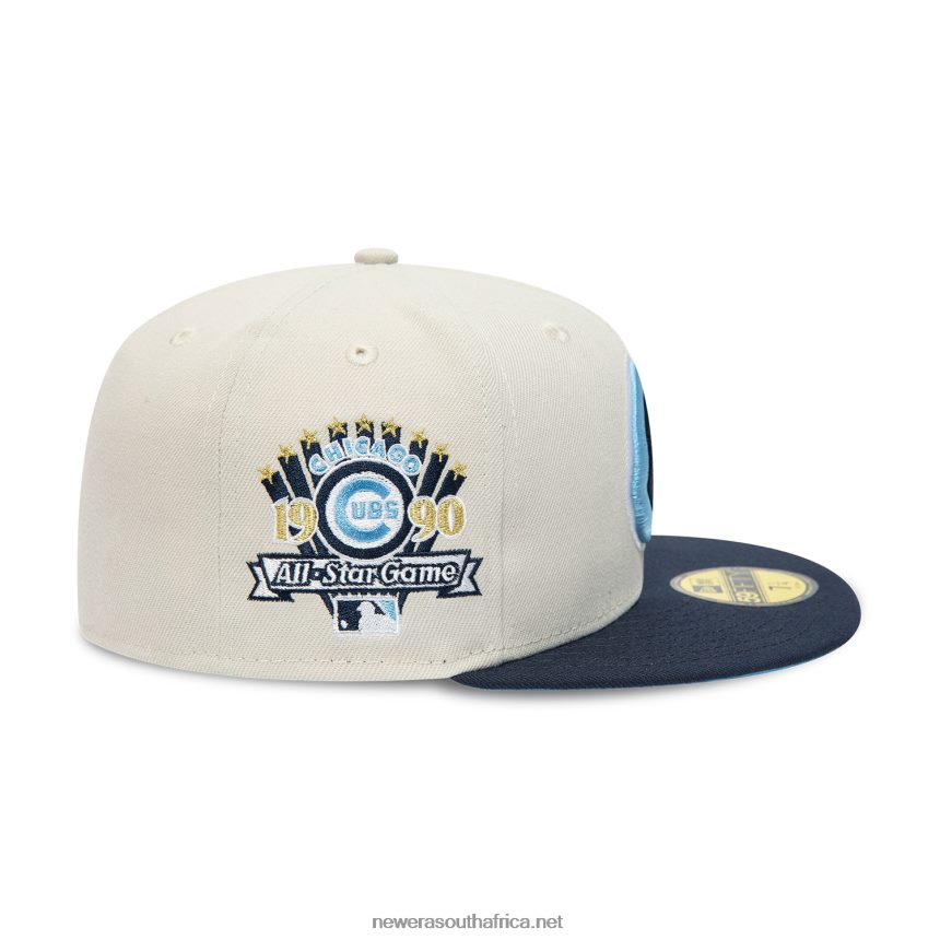 Chicago Cubs 1990 All Star Game Stone 59FIFTY Fitted Cap New Era TRBRBN18