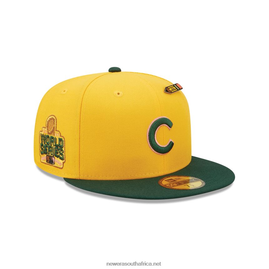 Chicago Cubs Back to School Yellow 59FIFTY Fitted Cap New Era TRBRBN721