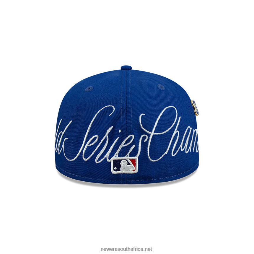 Chicago Cubs Historic Champs Blue 59FIFTY Fitted Cap New Era TRBRBN398