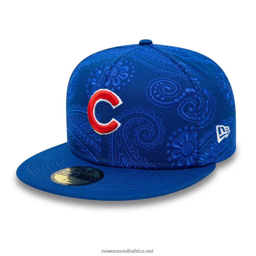 Chicago Cubs MLB Swirl Blue 59FIFTY Fitted Cap New Era TRBRBN279