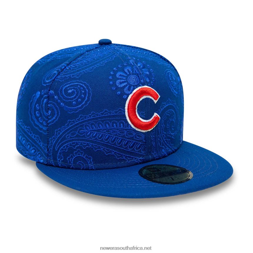 Chicago Cubs MLB Swirl Blue 59FIFTY Fitted Cap New Era TRBRBN279