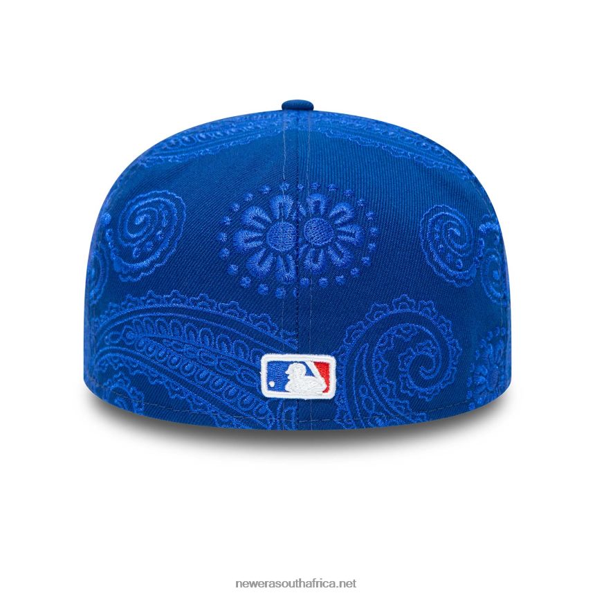Chicago Cubs MLB Swirl Blue 59FIFTY Fitted Cap New Era TRBRBN279