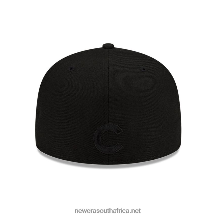Chicago Cubs MLB Team Fire Black 59FIFTY Fitted Cap New Era TRBRBN396