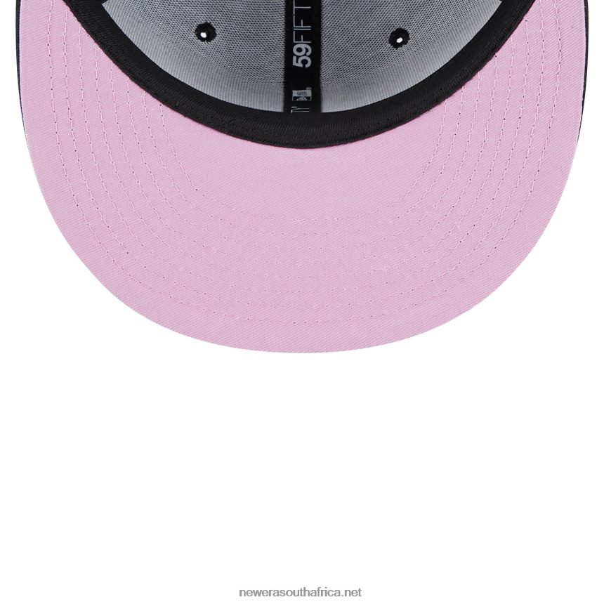 Chicago Cubs Metallic Pop Black 59FIFTY Fitted Cap New Era TRBRBN1390