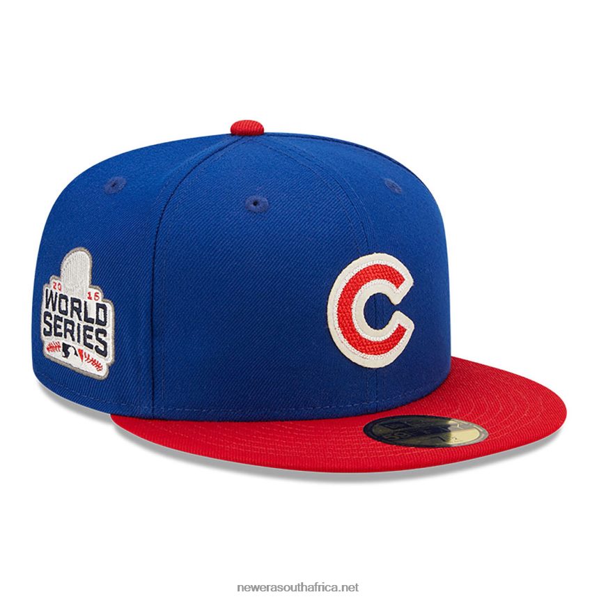 Chicago Cubs NE Letterman Blue 59FIFTY Fitted Cap New Era TRBRBN154