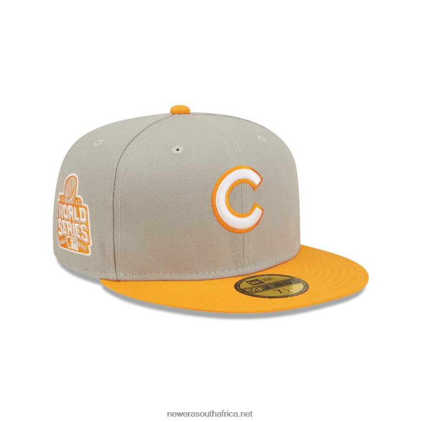 Chicago Cubs Orange Soda Grey 59FIFTY Fitted Cap New Era TRBRBN750