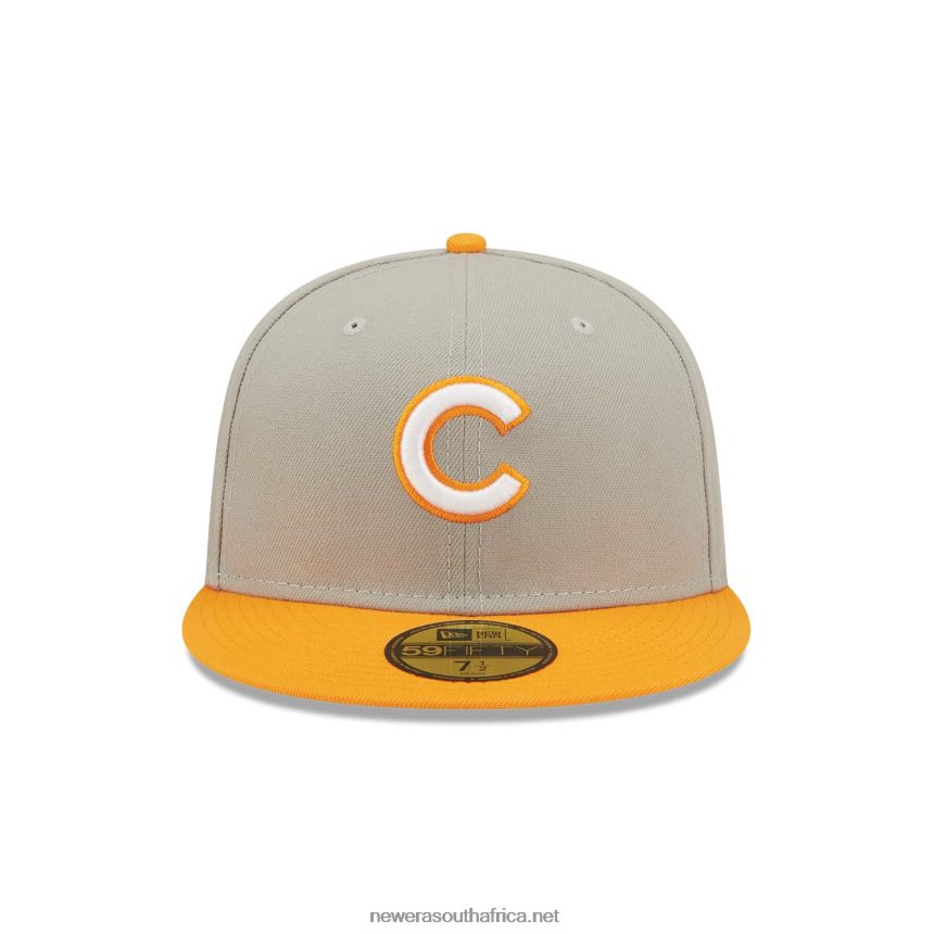 Chicago Cubs Orange Soda Grey 59FIFTY Fitted Cap New Era TRBRBN750