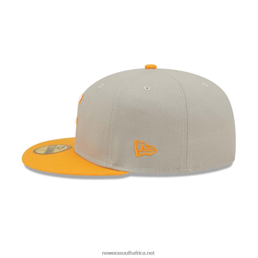 Chicago Cubs Orange Soda Grey 59FIFTY Fitted Cap New Era TRBRBN750