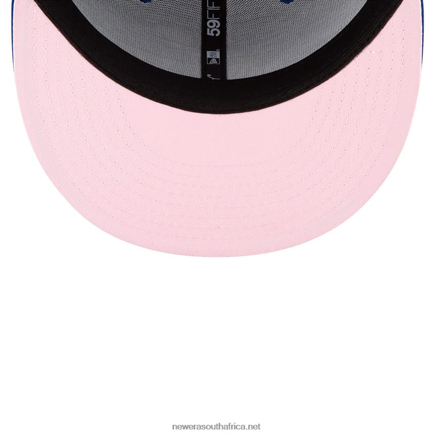 Chicago Cubs Side Patch Bloom Blue 59FIFTY Fitted Cap New Era TRBRBN898