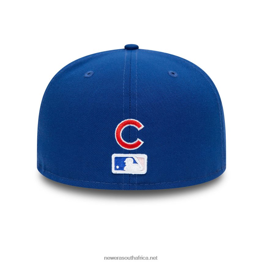 Chicago Cubs Side Patch Bloom Blue 59FIFTY Fitted Cap New Era TRBRBN898
