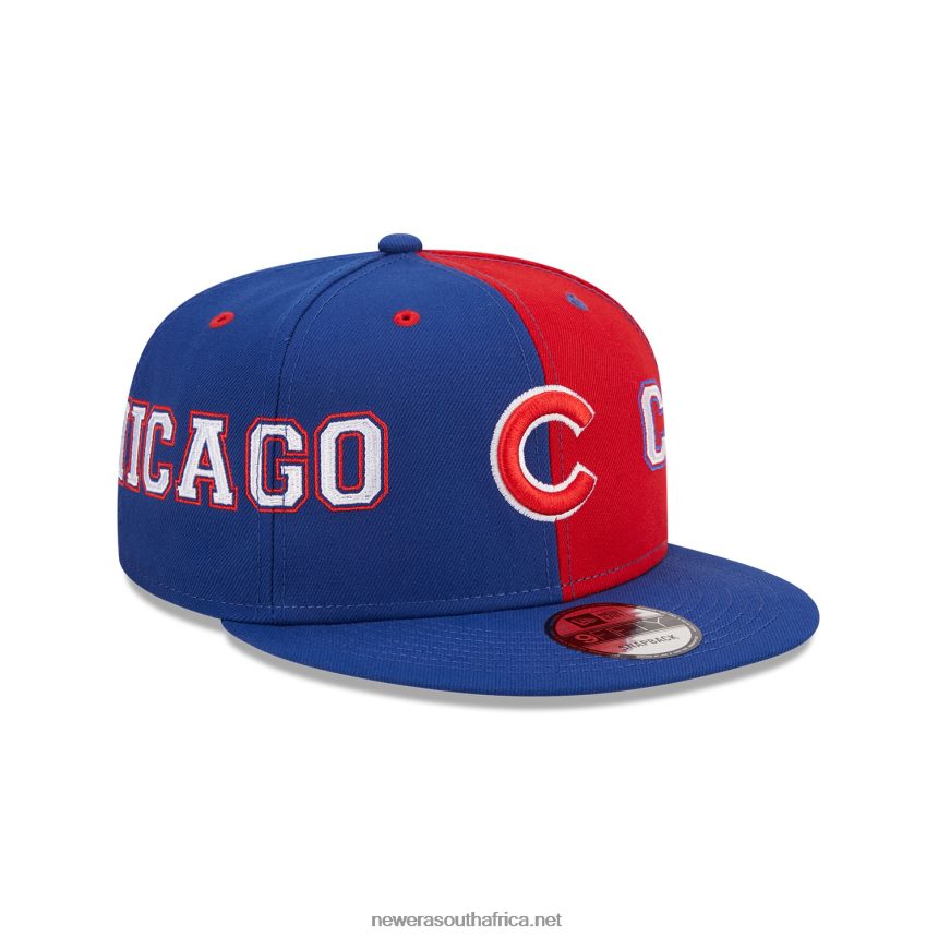 Chicago Cubs Teamsplit Blue 9FIFTY Snapback Cap New Era TRBRBN2039
