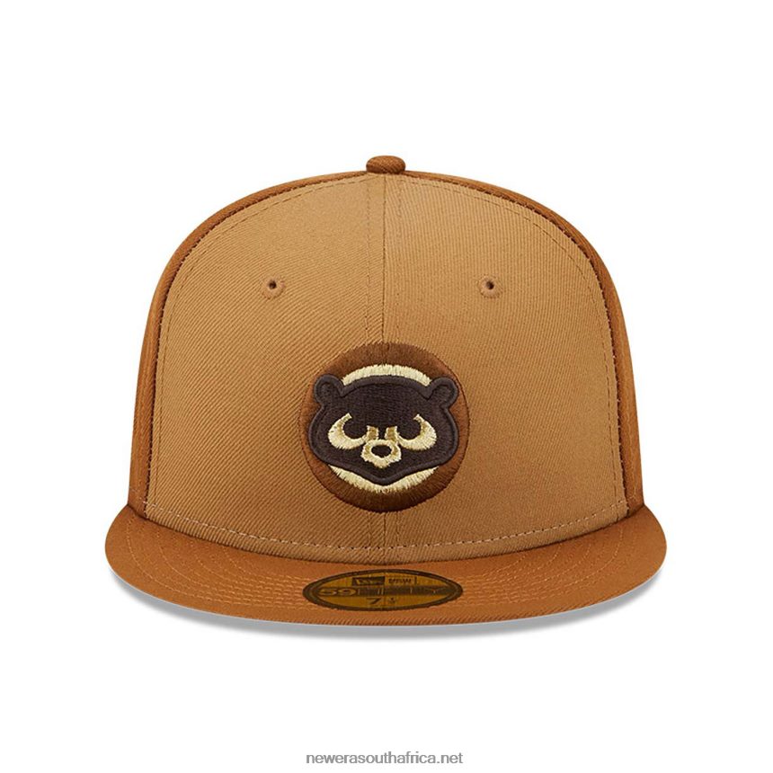 Chicago Cubs Tri Tone Brown 59FIFTY Fitted Cap New Era TRBRBN1340