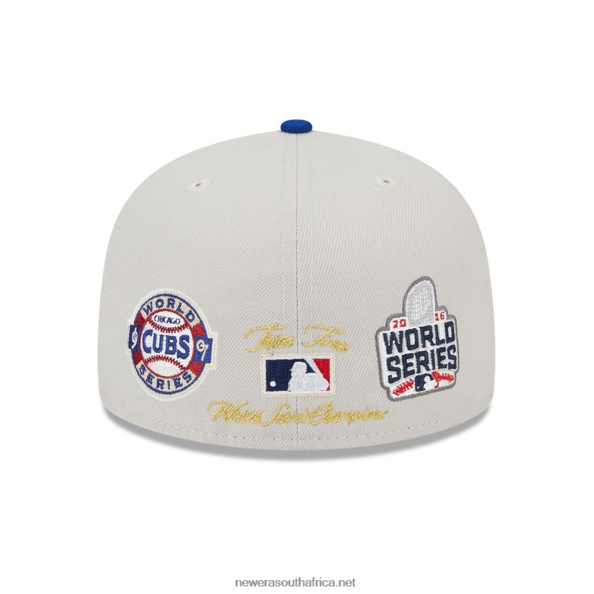 Chicago Cubs Varsity Letter Stone 59FIFTY Fitted Cap New Era TRBRBN561