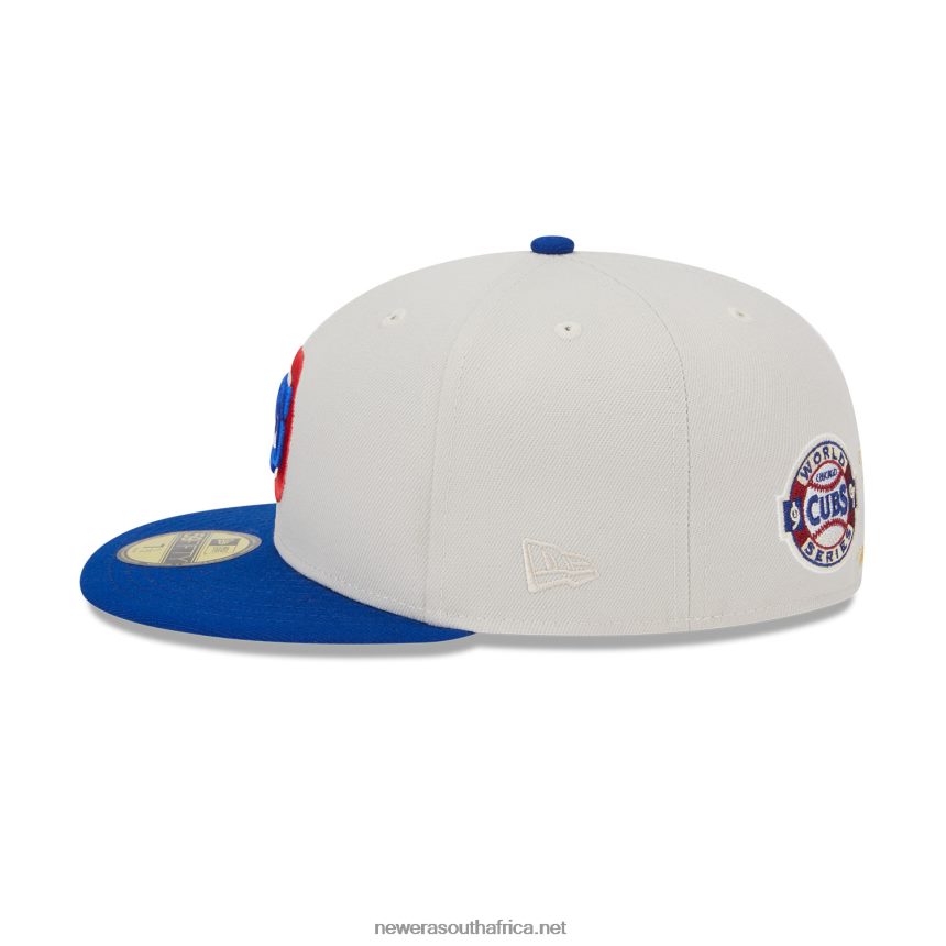 Chicago Cubs Varsity Letter Stone 59FIFTY Fitted Cap New Era TRBRBN561