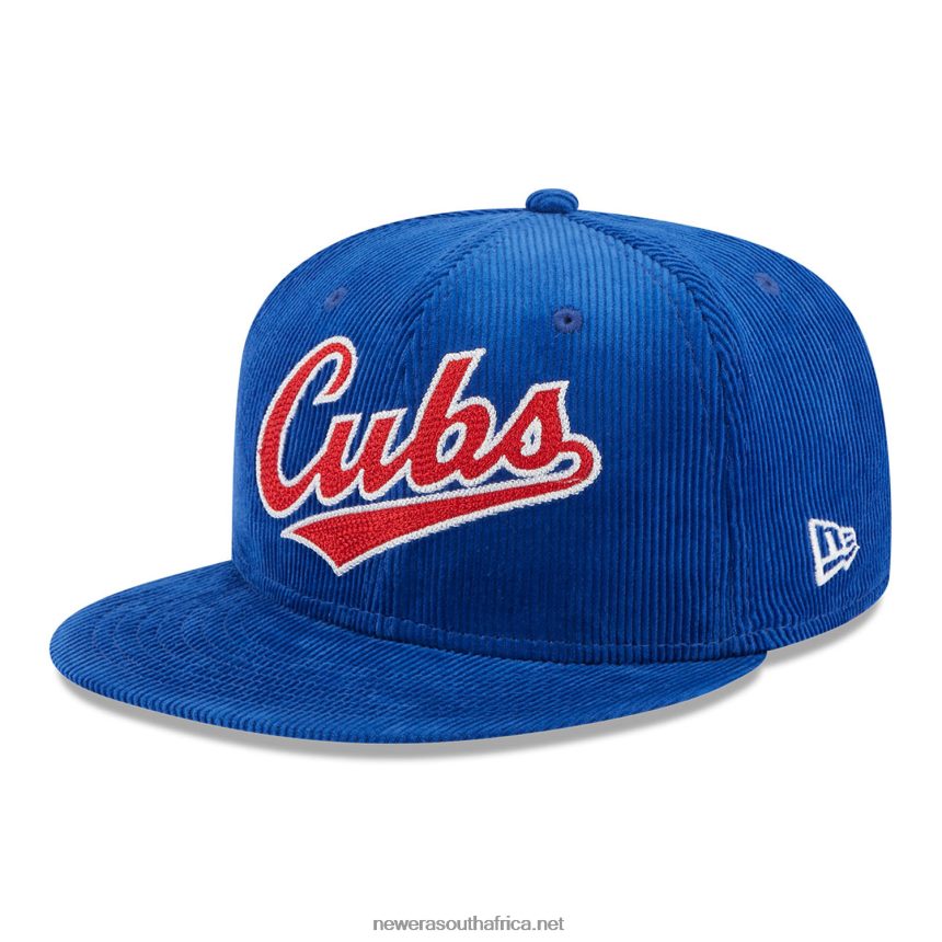 Chicago Cubs Vintage Cord Blue 59FIFTY Fitted Cap New Era TRBRBN1341