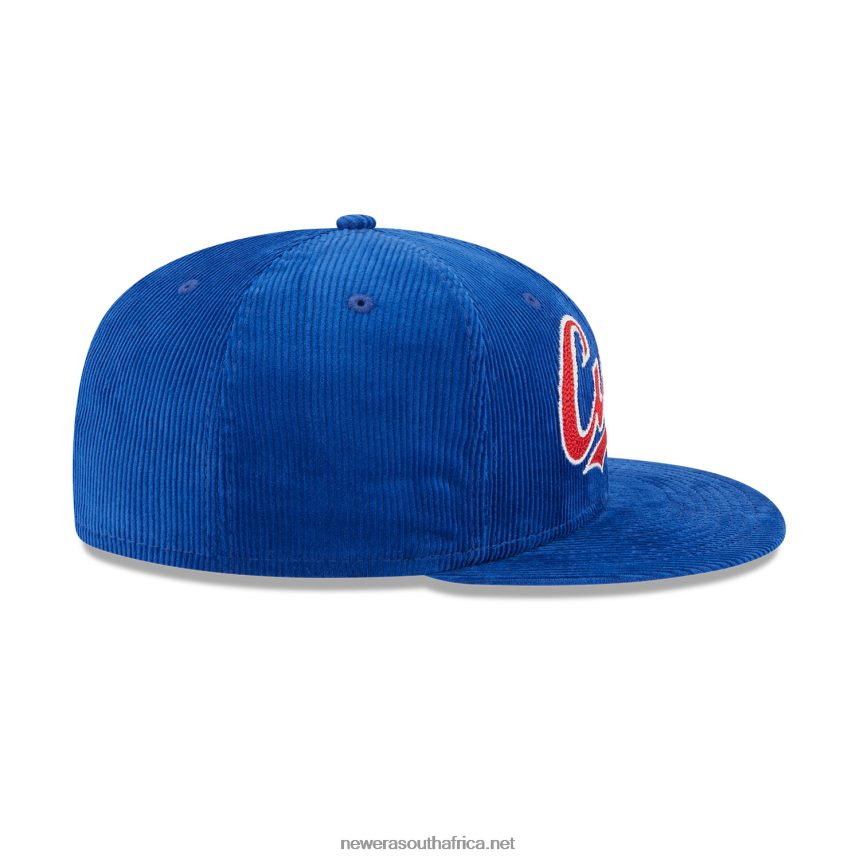 Chicago Cubs Vintage Cord Blue 59FIFTY Fitted Cap New Era TRBRBN1341