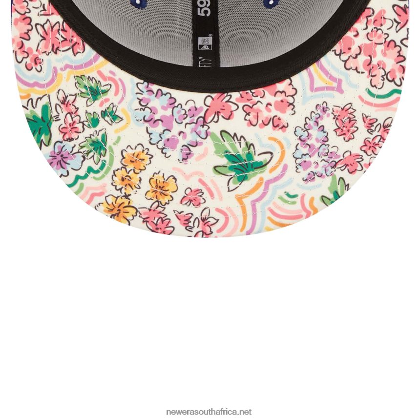 Chicago Cubs Watercolour Floral Blue 59FIFTY Cap New Era TRBRBN1312