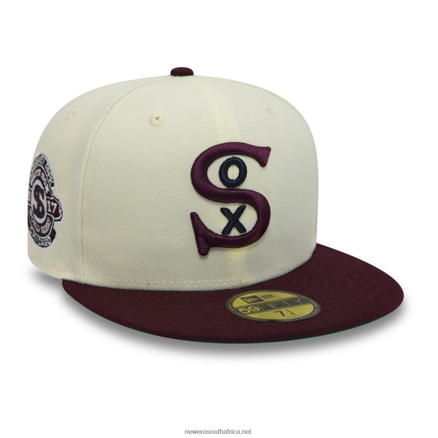Chicago White Sox 1917 World Series Chrome White 59FIFTY Fitted Cap New Era TRBRBN1310