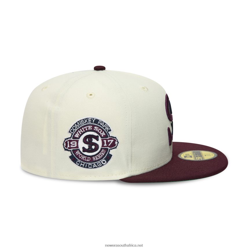 Chicago White Sox 1917 World Series Chrome White 59FIFTY Fitted Cap New Era TRBRBN1310