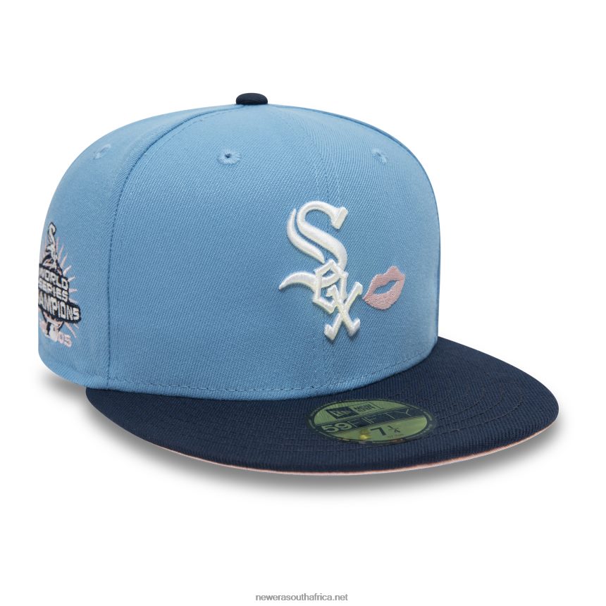 Chicago White Sox 2005 World Series Champions Sky Blue 59FIFTY Fitted Cap New Era TRBRBN1062