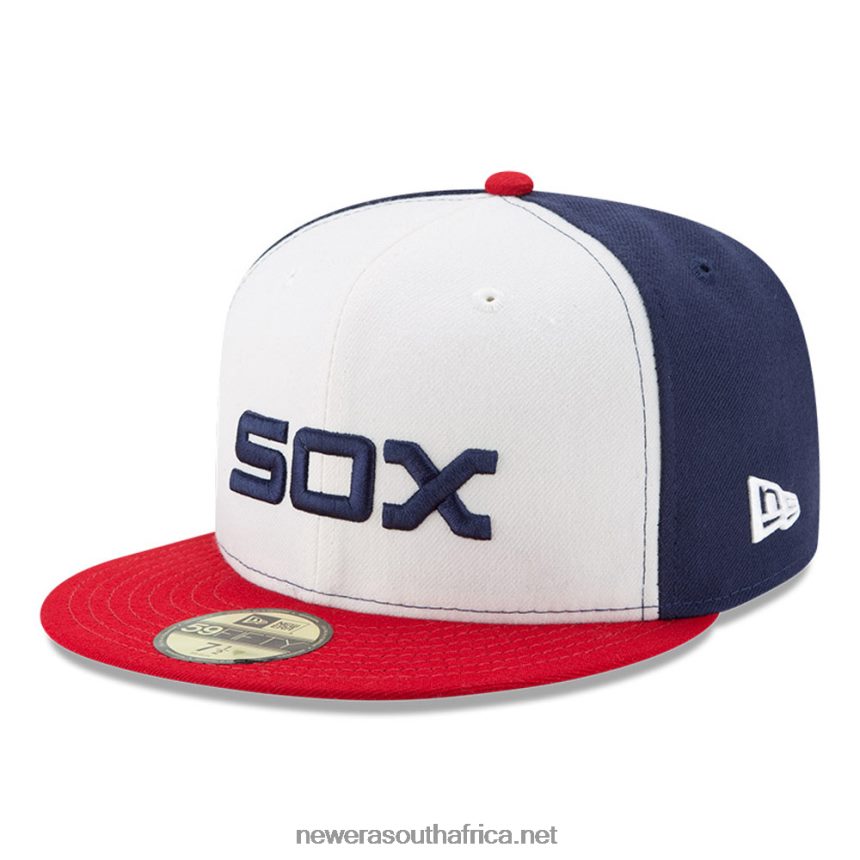Chicago White Sox AC Perf Alt White 59FIFTY Cap New Era TRBRBN674