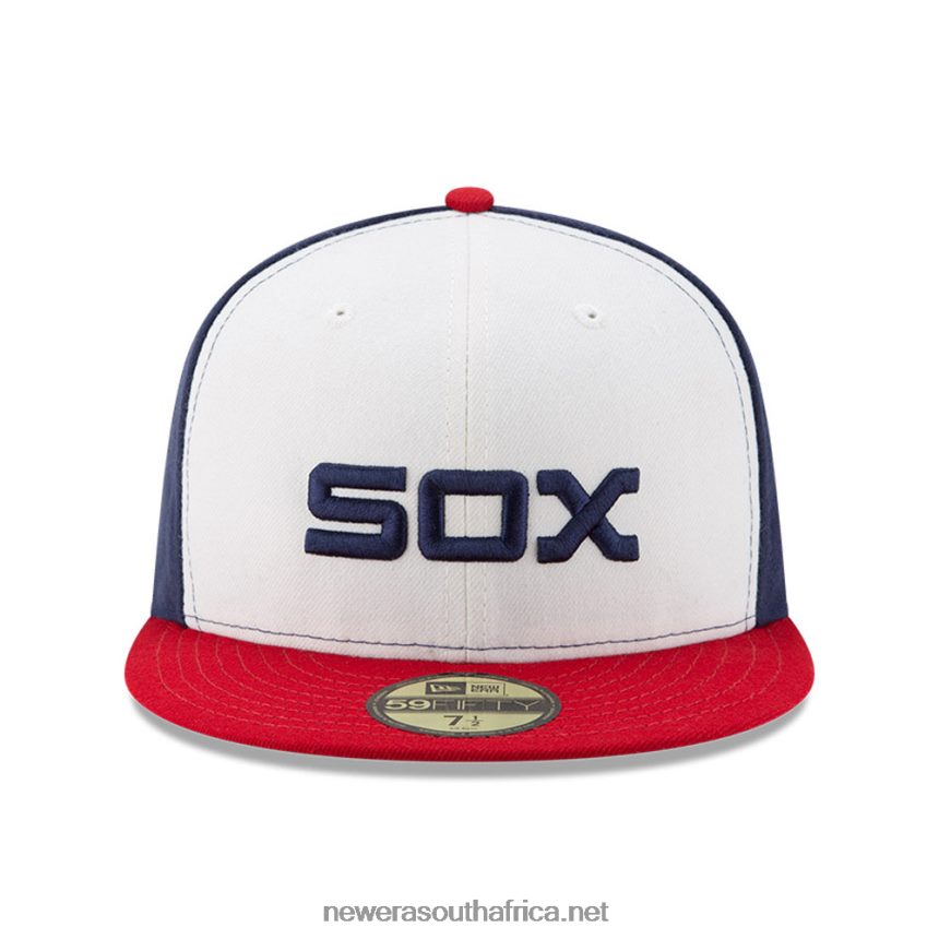 Chicago White Sox AC Perf Alt White 59FIFTY Cap New Era TRBRBN674