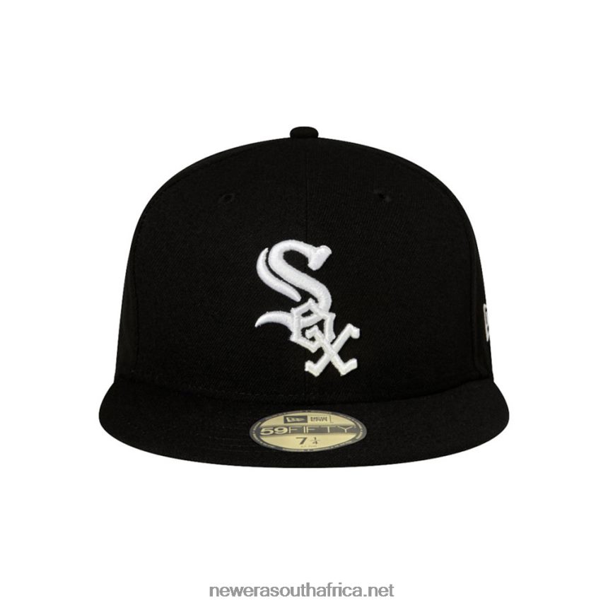 Chicago White Sox Authentic On Field Game Black 59FIFTY Cap New Era TRBRBN180