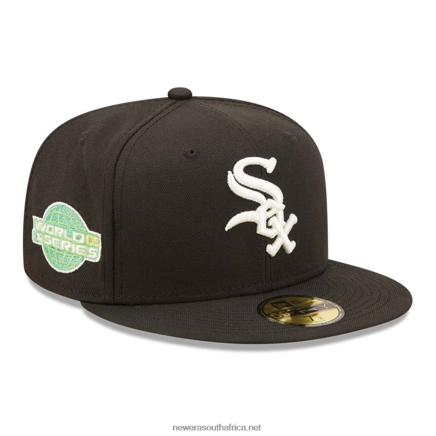 Chicago White Sox Citrus Pop Black 59FIFTY Fitted Cap New Era TRBRBN999