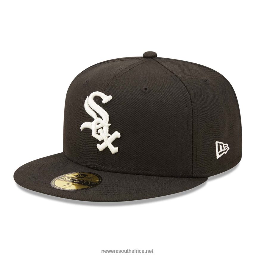 Chicago White Sox Citrus Pop Black 59FIFTY Fitted Cap New Era TRBRBN999