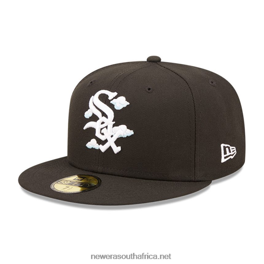 Chicago White Sox Comic Cloud Black 59FIFTY Fitted Cap New Era TRBRBN302