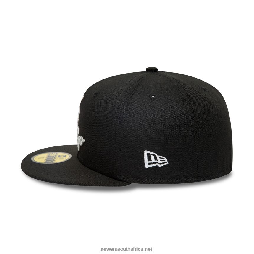 Chicago White Sox Dual Logo Black 59FIFTY Fitted Cap New Era TRBRBN12