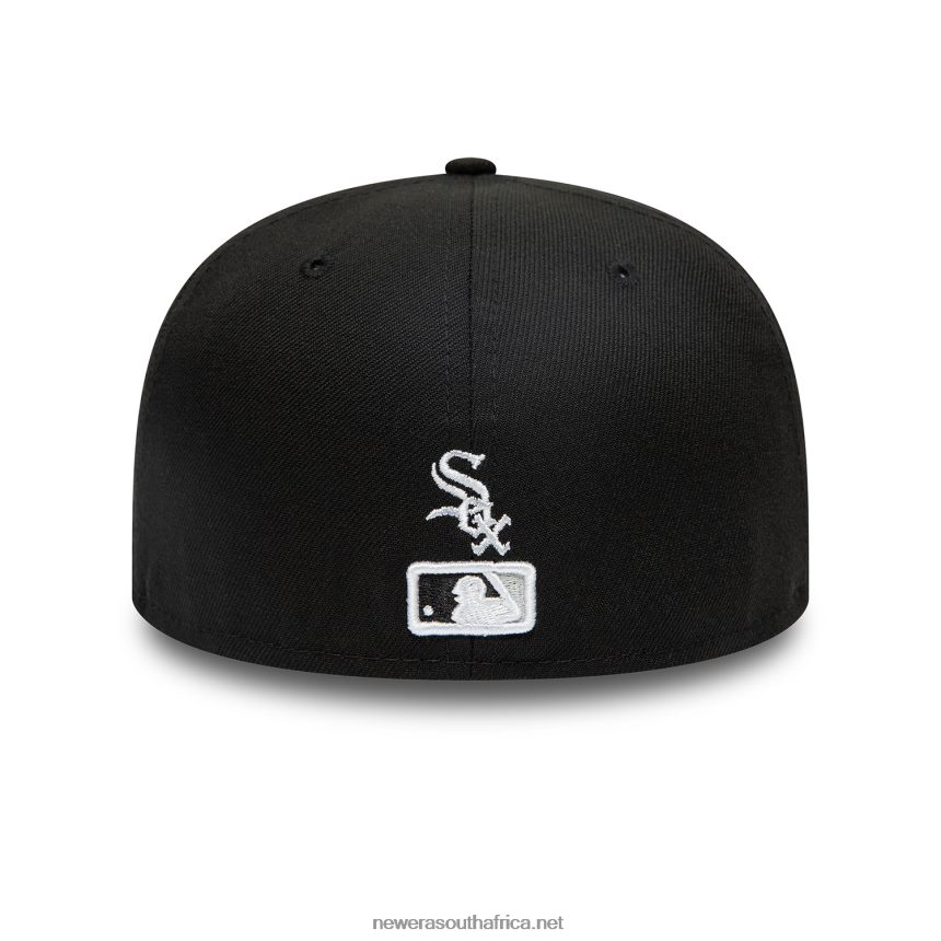 Chicago White Sox Dual Logo Black 59FIFTY Fitted Cap New Era TRBRBN12