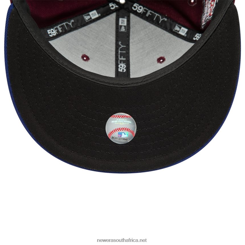 Chicago White Sox Fall Colours Contrast Visor Dark Red 59FIFTY Fitted Cap New Era TRBRBN579