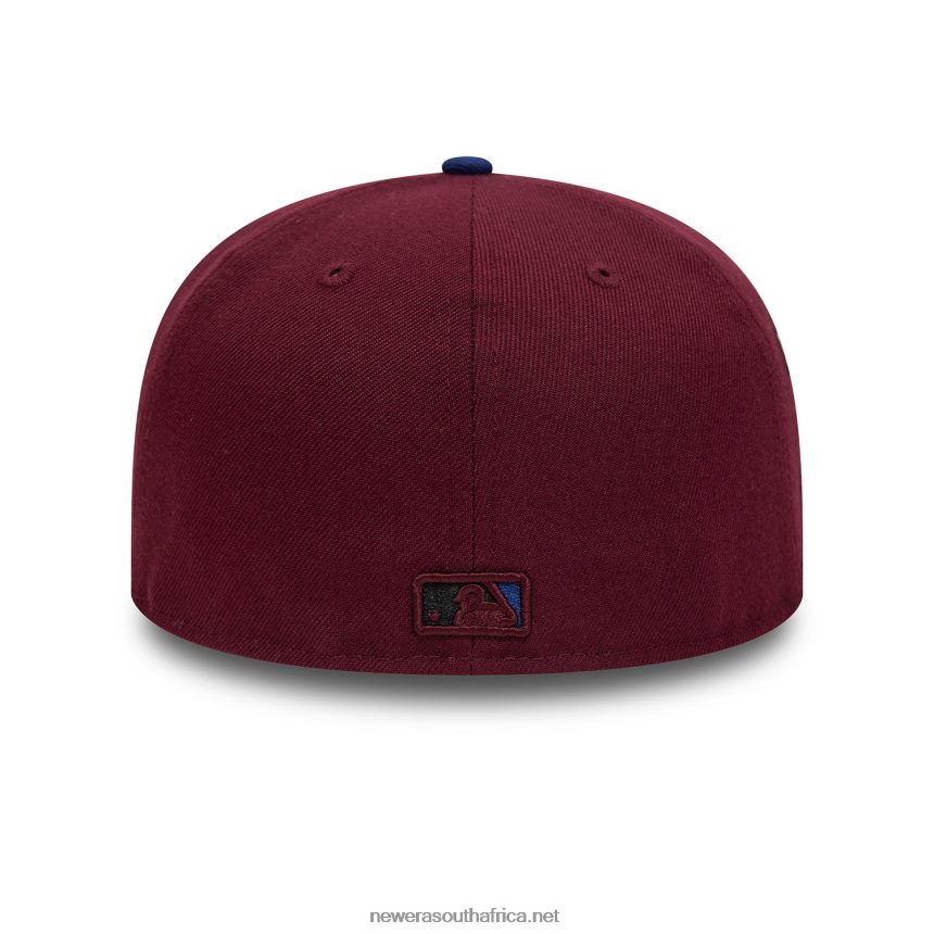 Chicago White Sox Fall Colours Contrast Visor Dark Red 59FIFTY Fitted Cap New Era TRBRBN579