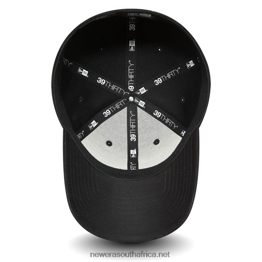 Chicago White Sox Faux Suede Black 39THIRTY Stretch Fit Cap New Era TRBRBN2148