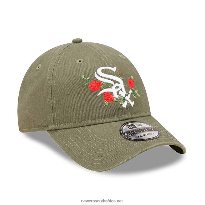 Chicago White Sox Flower Green 9FORTY Adjustable Cap New Era TRBRBN1584