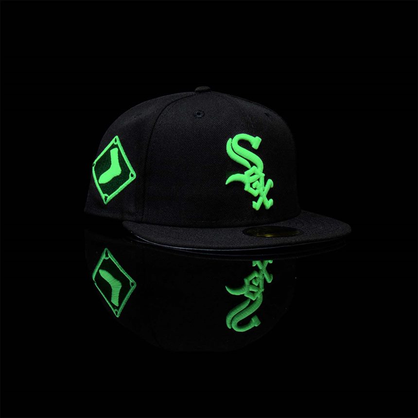 Chicago White Sox Glow in the Dark Black 59FIFTY Fitted Cap New Era TRBRBN828