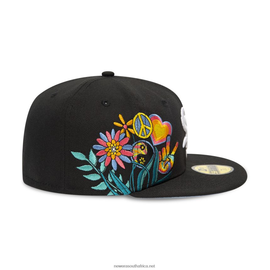 Chicago White Sox Groovy Black 59FIFTY Fitted Cap New Era TRBRBN357