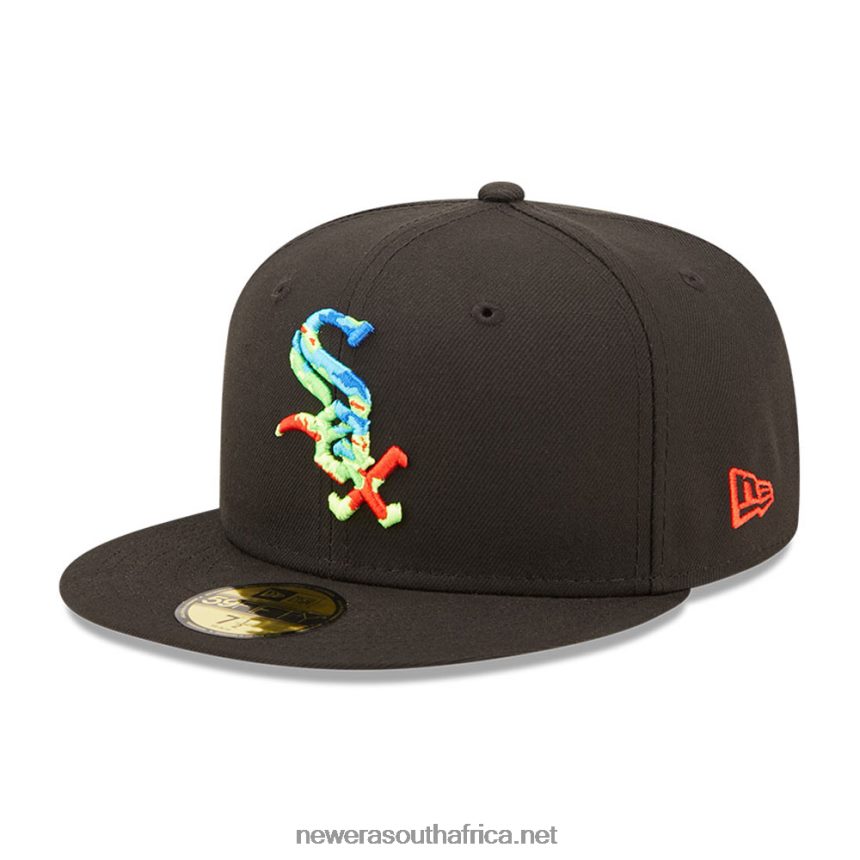 Chicago White Sox Infrared Black 59FIFTY Fitted Cap New Era TRBRBN413