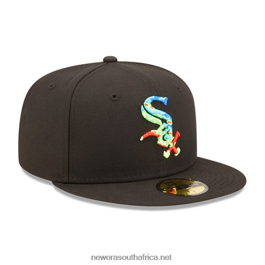Chicago White Sox Infrared Black 59FIFTY Fitted Cap New Era TRBRBN413