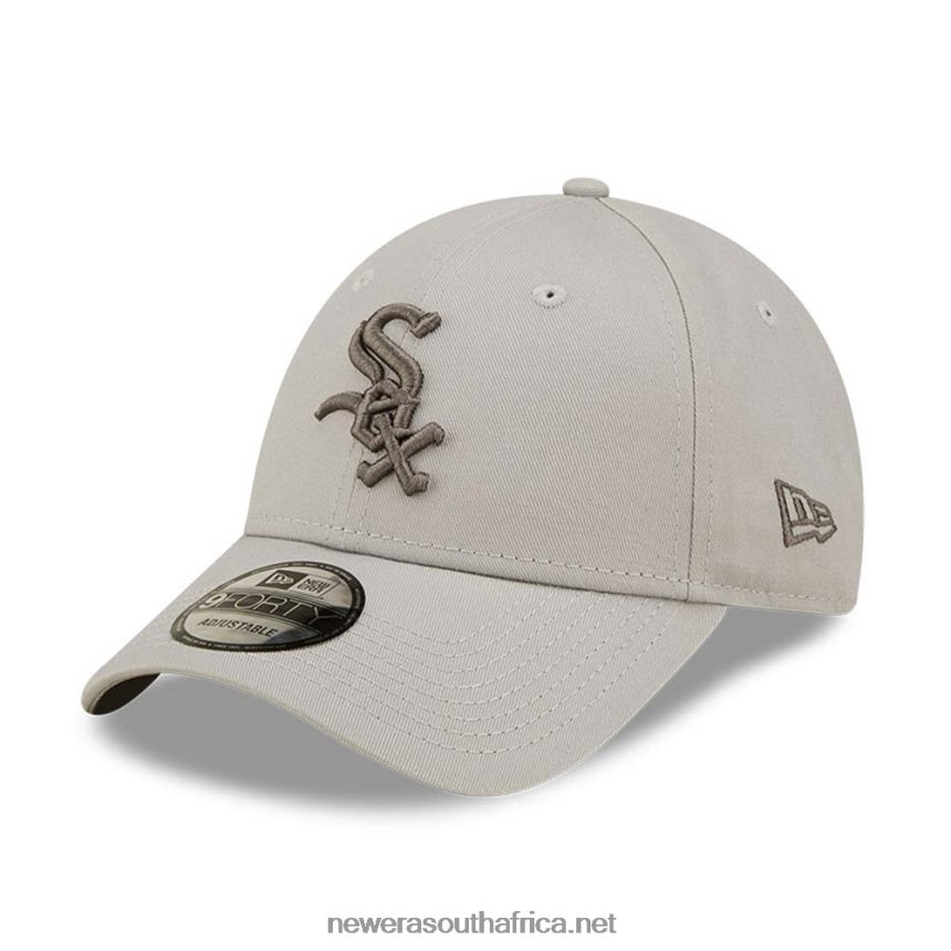 Chicago White Sox League Essential Grey 9FORTY Adjustable Cap New Era TRBRBN1601