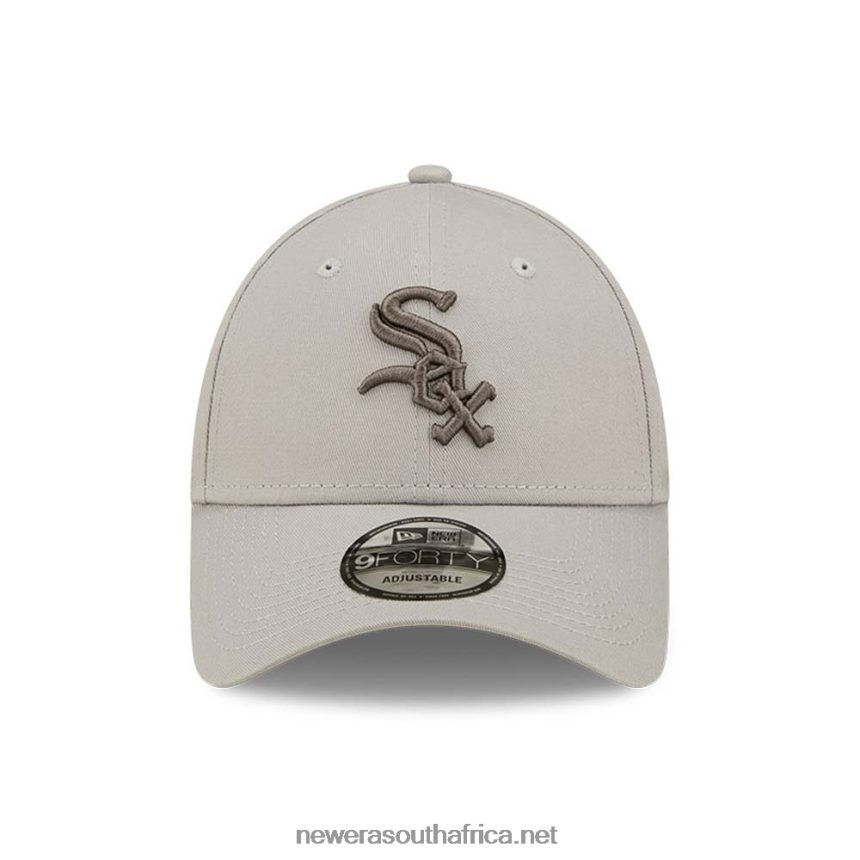 Chicago White Sox League Essential Grey 9FORTY Adjustable Cap New Era TRBRBN1601