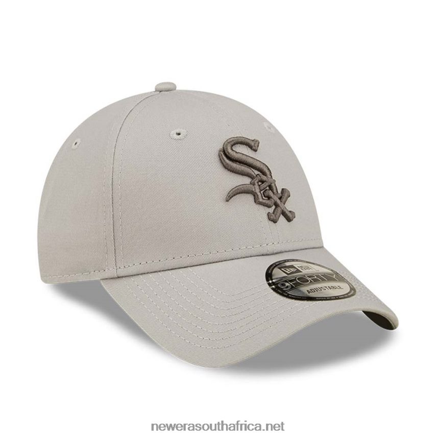 Chicago White Sox League Essential Grey 9FORTY Adjustable Cap New Era TRBRBN1601